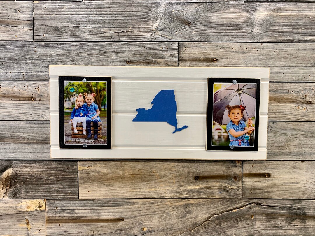 State of New York Picture Frame Holds 2 4x6 Photos Etsy UK