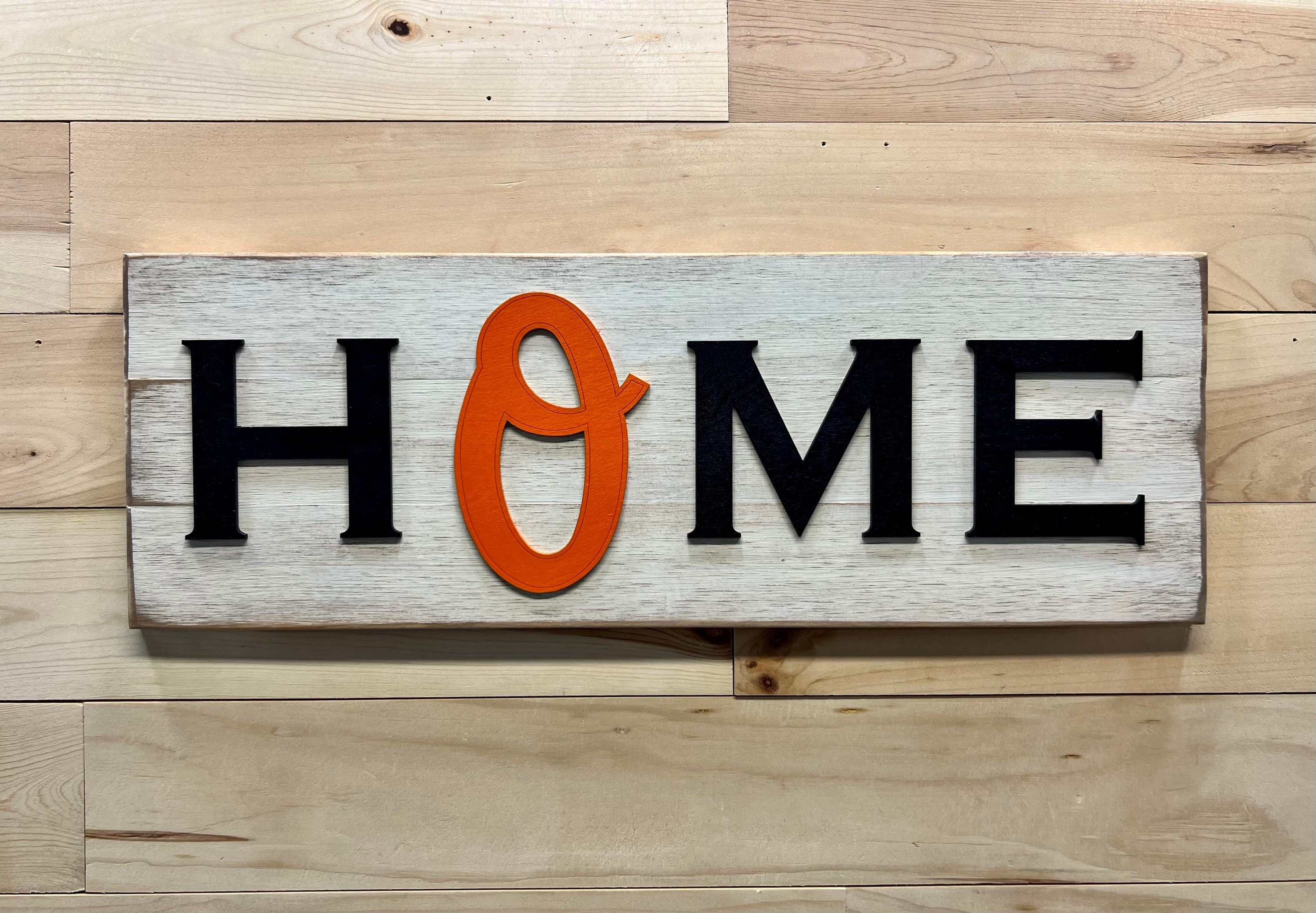 Orioles 6" X 12" Home Sweet Home Wood Sign