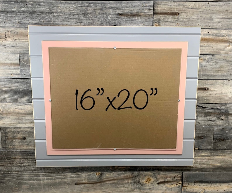 Distressed Wood Picture Frame 16X20 Nursery Colors Decor Etsy