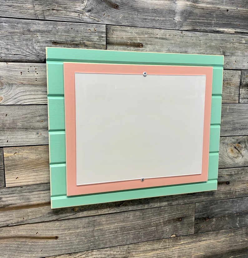 Distressed wood picture frame 11x14 nursery colors decor Etsy