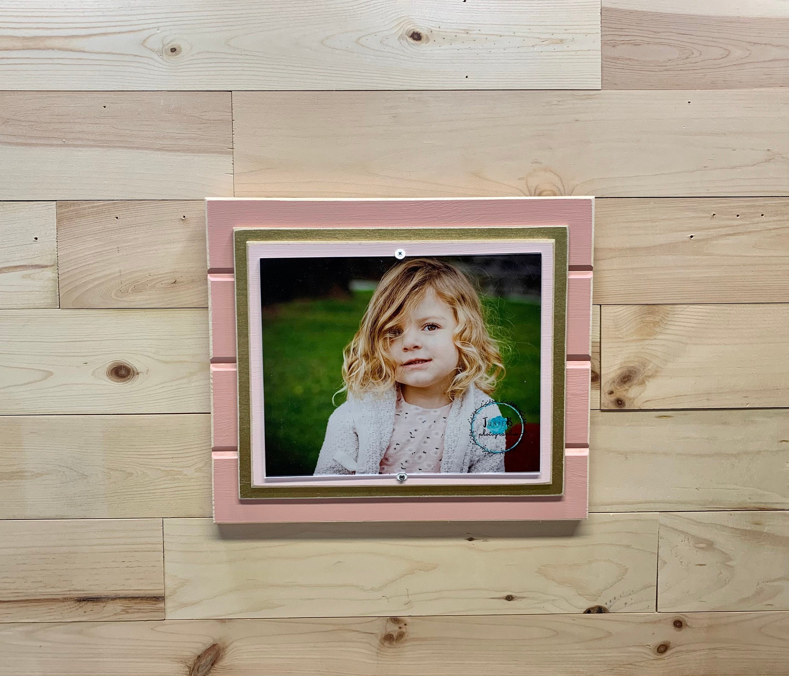 Blush Pink Gold Pale Pink Picture Frame Holds Etsy