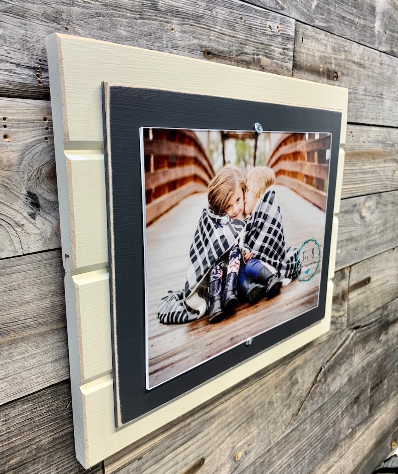 Distressed Wood Picture Frame 8x10 Etsy
