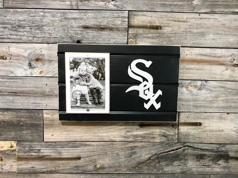 Chicago White Sox Picture Frame Holds 4x6 Photo Image 0