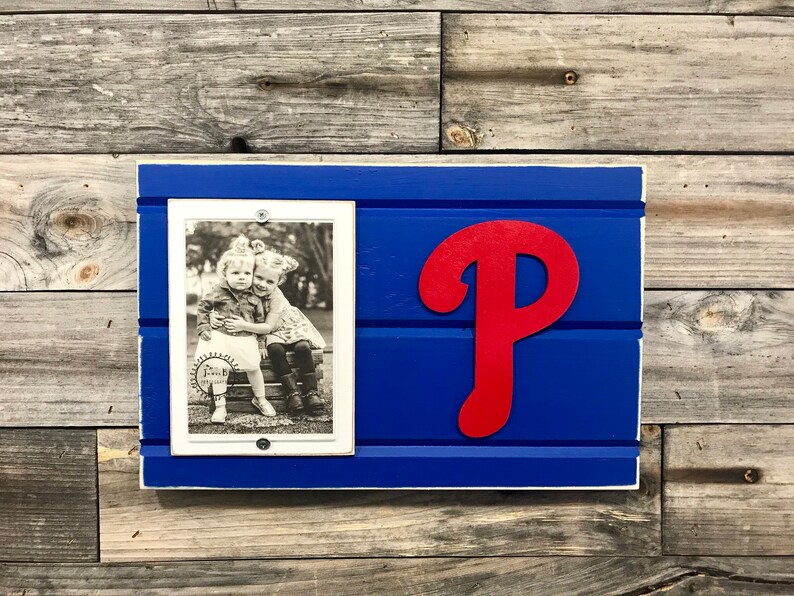 Philadelphia Phillies Picture Frame Holds 4x6 Image 0
