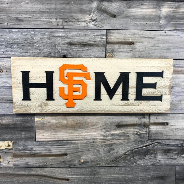 San Francisco Giants HOME plaque, sign