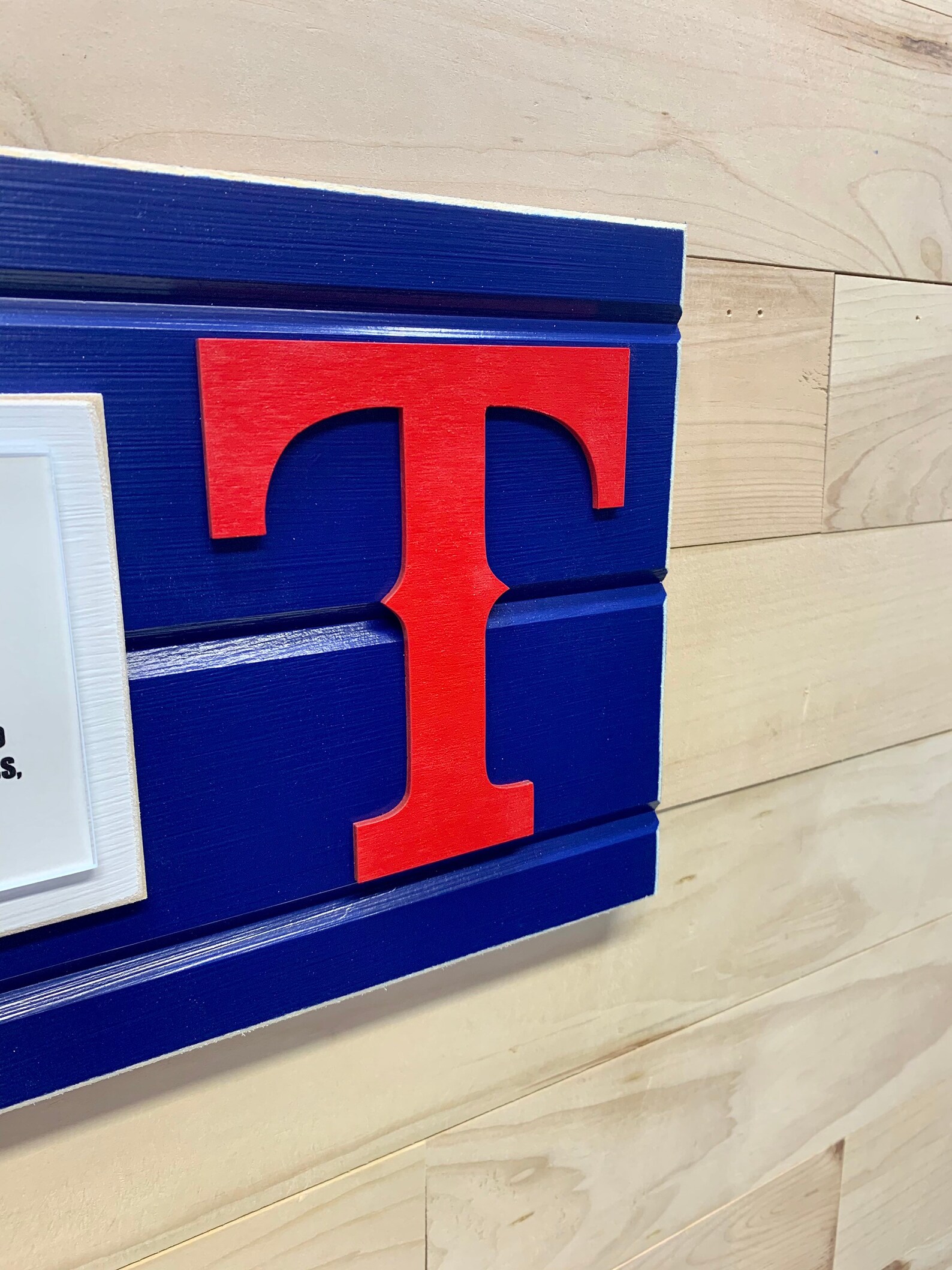 Texas Rangers Picture Frame Holds 4x6 Photo Decor Etsy