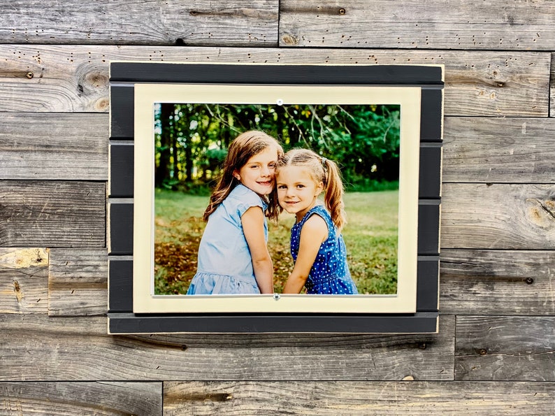 Distressed Wood Picture Frame 11x14 Etsy