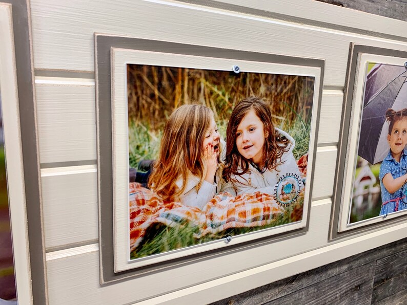 Distressed Wood Picture Frame Triple Collage Frame 8x10 Etsy