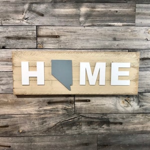 Nevada HOME plaque CUSTOMIZABLE