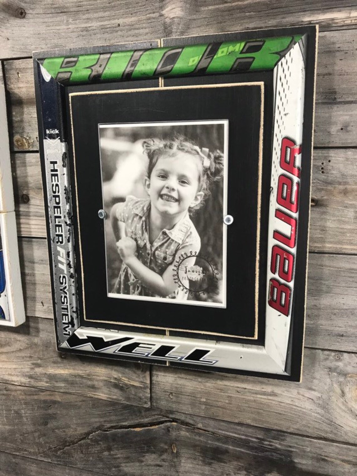 Hockey Stick Picture Frame Holds 5x7 Photo 5x7 | Etsy