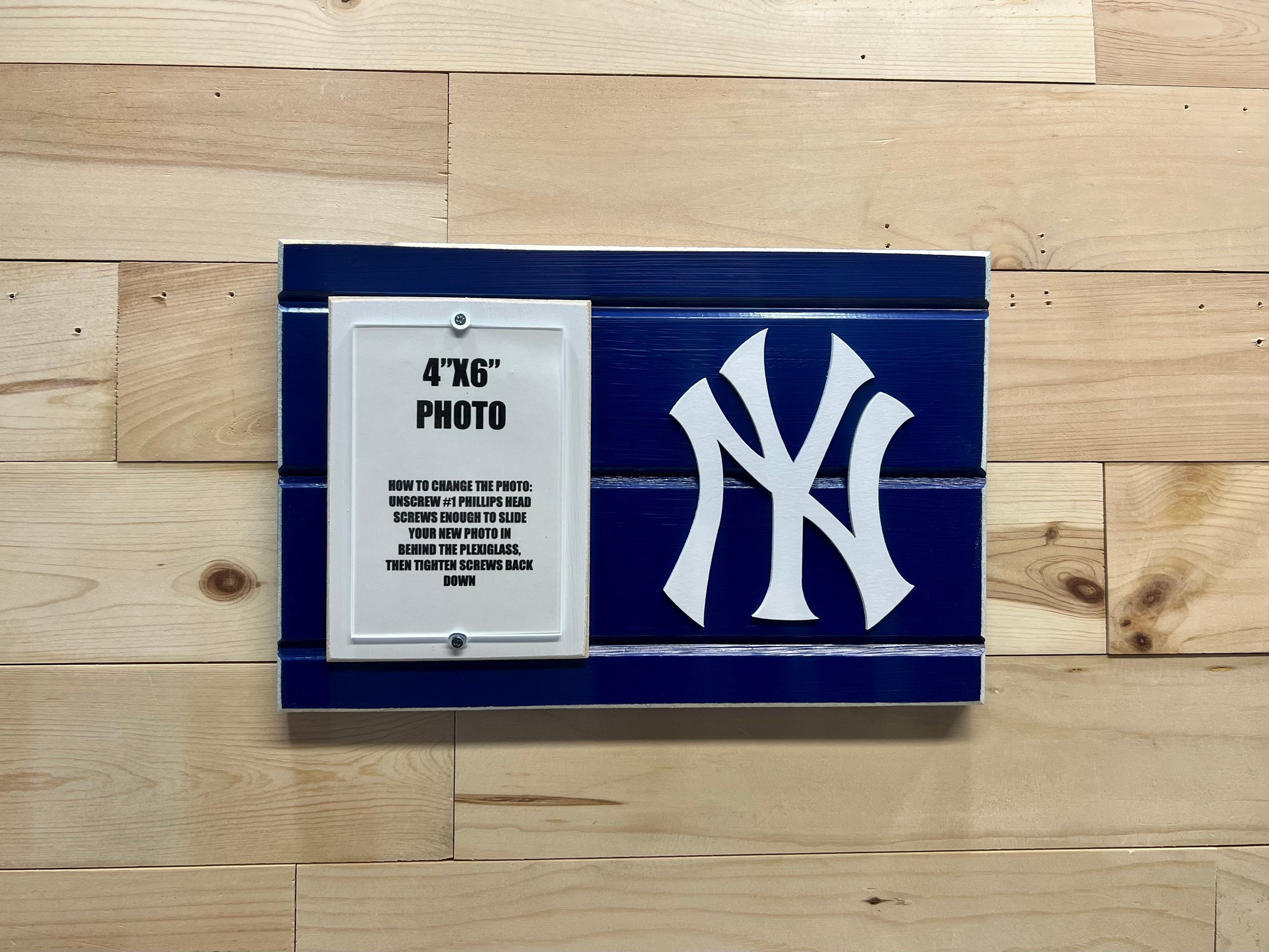 Yankees Baseball Card Frame Etsy