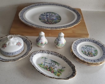 Royal Albert Silver Birch 5 Piece Place Setting X 4 Bone China