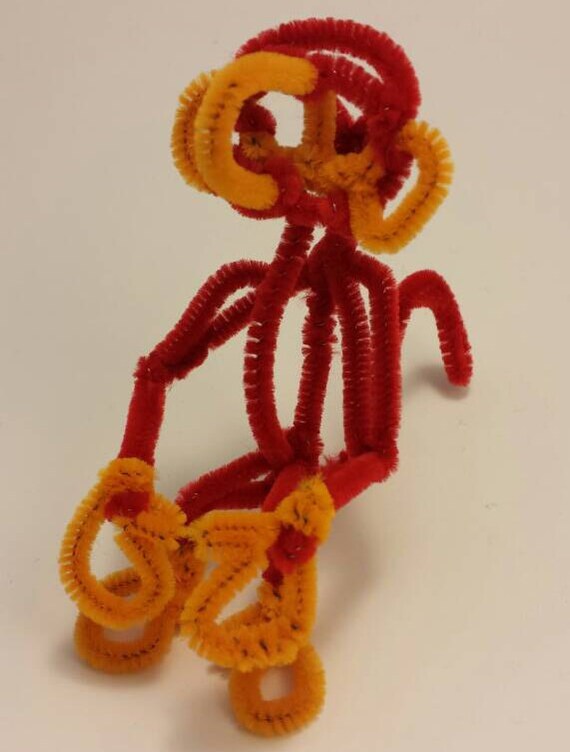 Year Of The Fire Monkey 2016 Chinese Zodiac Pipey Sculpture - 