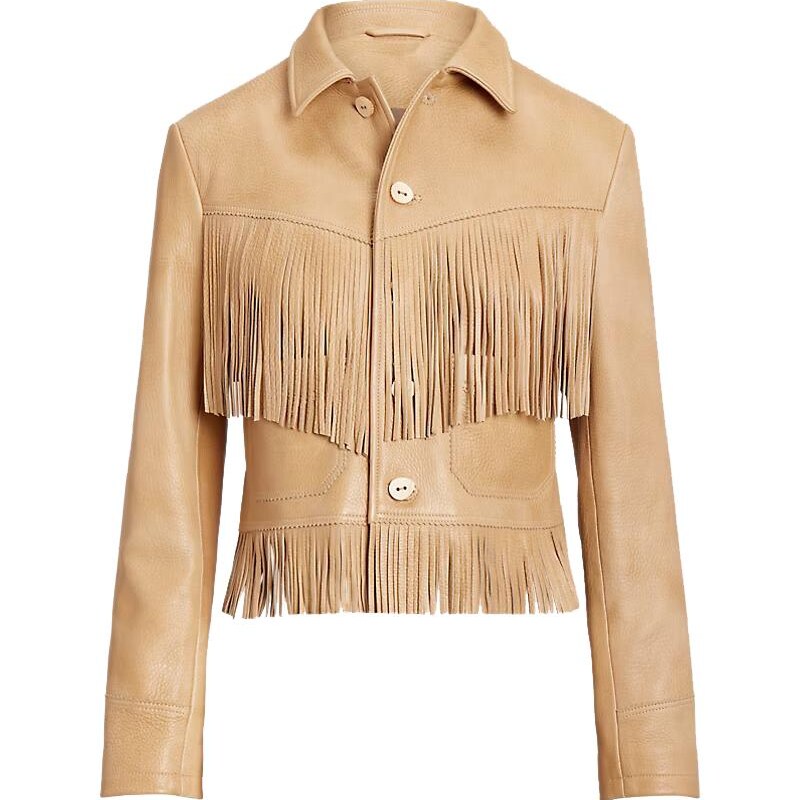 Grommet Fringe Jacket