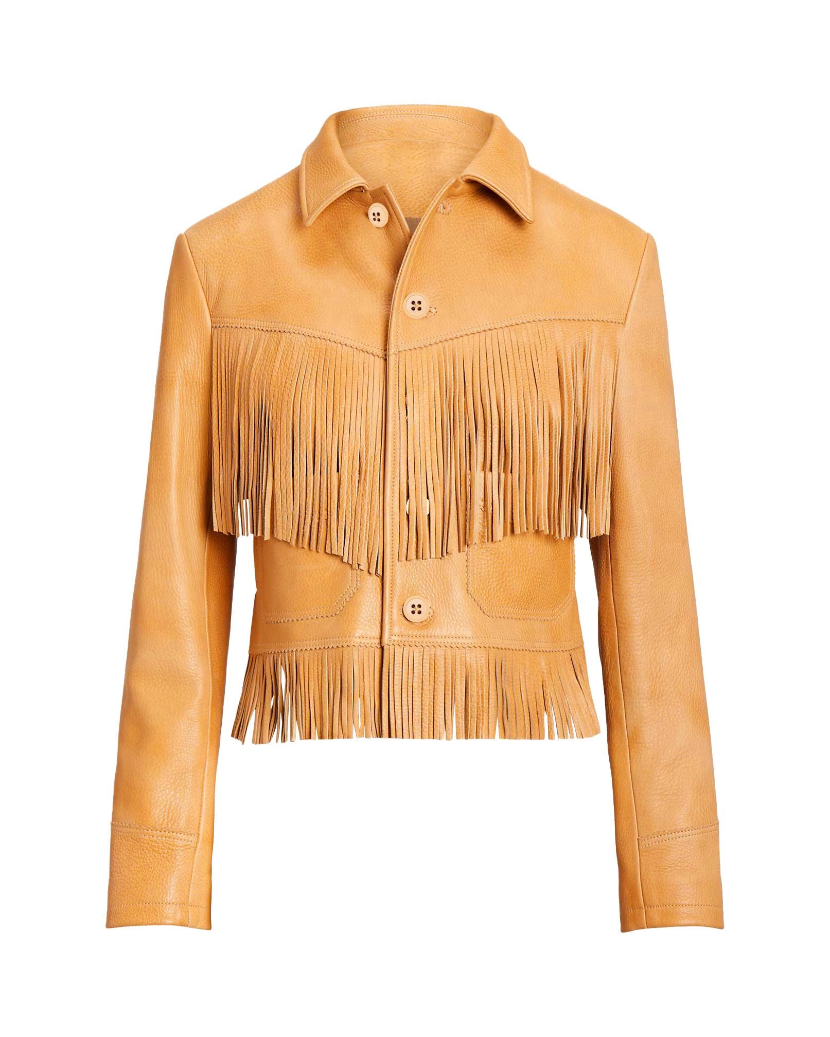 フリンジワックスレザージャケット - Etsy 日本