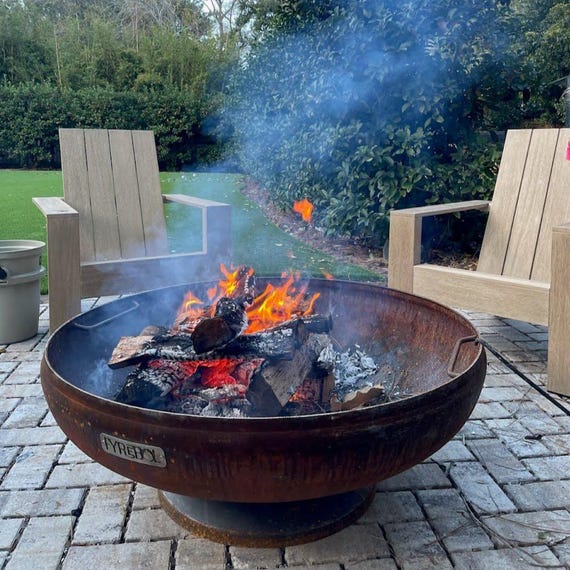 Fyrebol Steel Fire pit on Pedestal