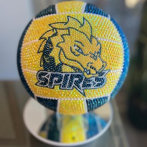 Rhinestone Volleyball: Custom Design | Team Gift | Media Day | Signing Day | Senior Photography