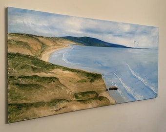 Custom Oil Painting on Canvas from Photo, Art commission from photo, landscape commission original oil painting on canvas, personalized gift