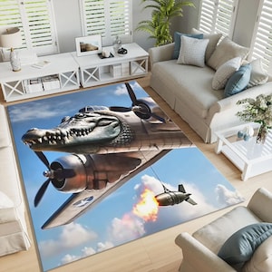 Bombardino Crocodilo Rug, Funny Brain Rot Rug, Funny Memes Rug,  Italian Brainrot Rug, Dank Memes Carpet, Internet Culture Decor, Area Rug