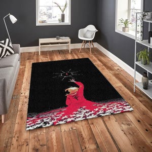 Full Metal Alchemist Rug, Game Room Decor, Custom rug, Anime Rug, Decorative rug, Kids Room, Washable rug, Funny Carpet