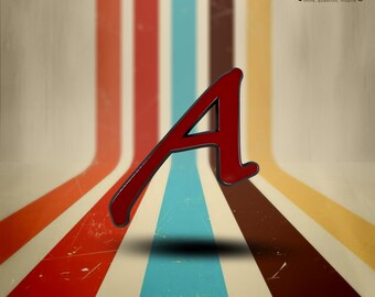Scarlet A for Atheist Plastic Parody Auto-embleem