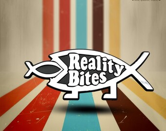 Reality Bites Vis Plastic Parodie Auto-embleem