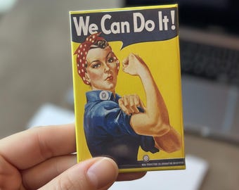 We Can Do It! Rosie the Riveter Fridge Magnet