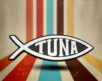Tuna Fish Plastic Auto Emblem