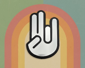 Emblema de plástico Shocker para automóvil [5" x 3,25"]