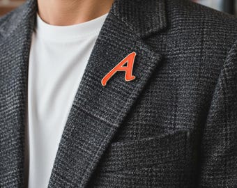 Scarlet Letter “A” Pin – Red Enamel Lapel Pin