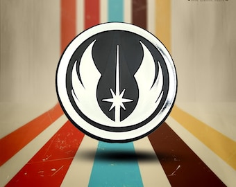 SW Jedi Order Plastic Auto Emblem
