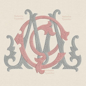 Diseño de bordado de monogramas dobles C M iniciales, 2 letras C y M diseños de bordado entrelazados CM MC patrón de bordado de letras combinadas