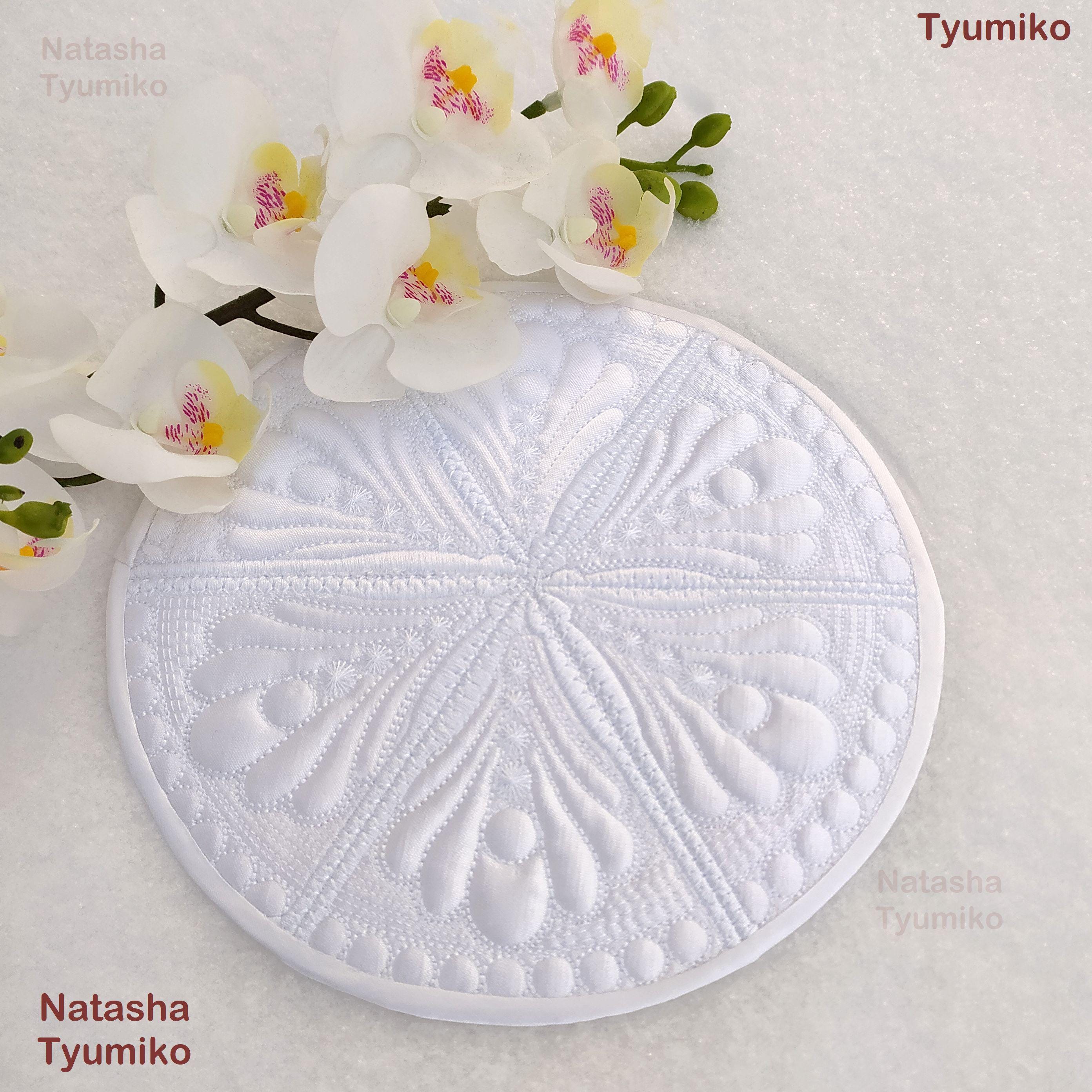 Quilt Block Coaster Embroidery Design ITH 6 Parts in the Hoop Pattern ...