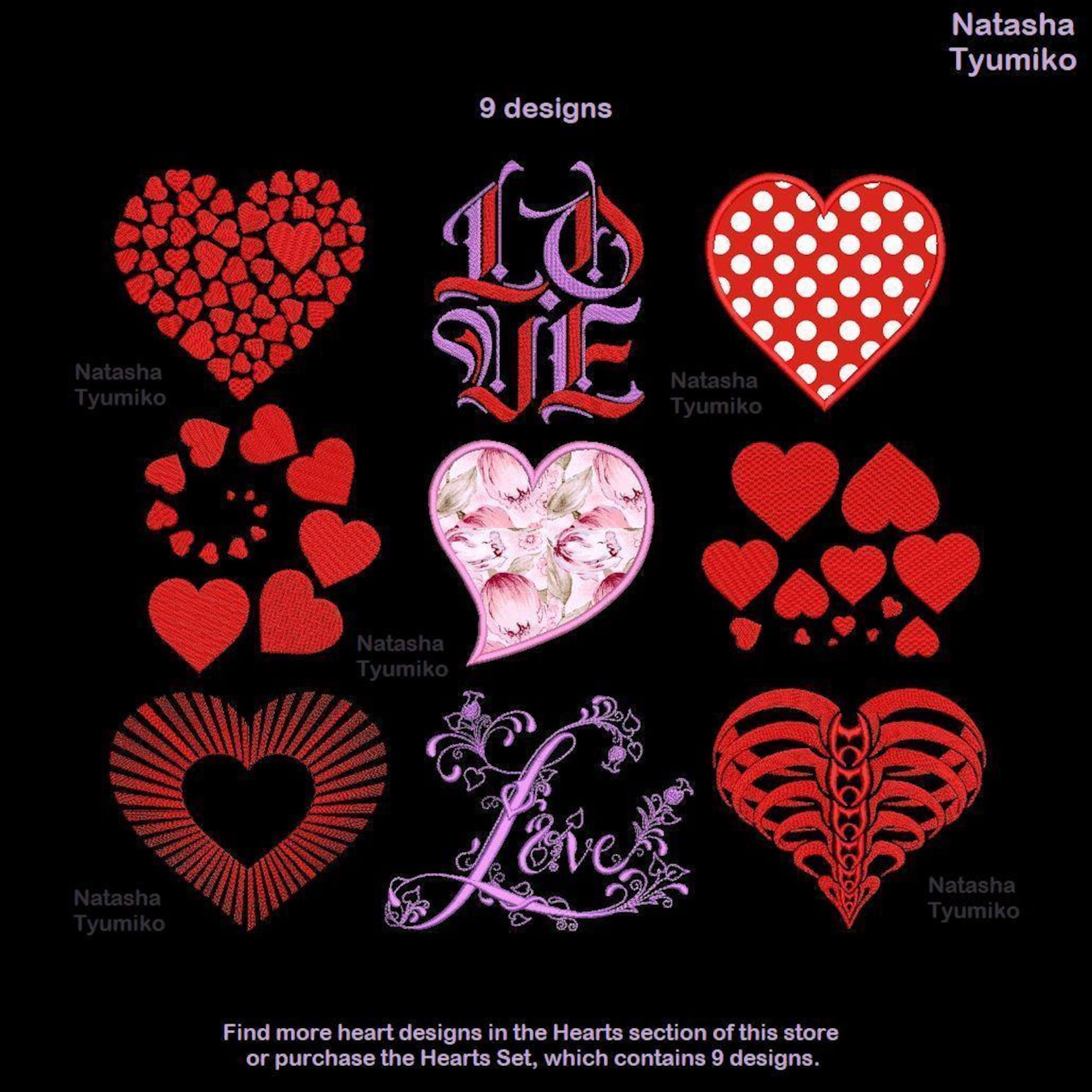 Rays Heart Machine Embroidery Design, Heart With Rays Embroidery ...