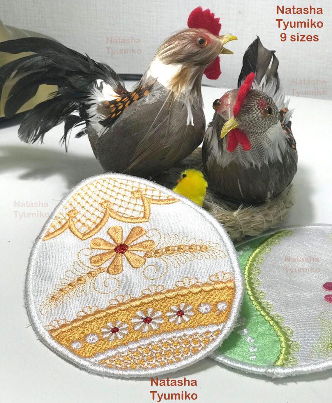 Easter Egg Applique Machine Embroidery Design 002, Eggs Appliques ...
