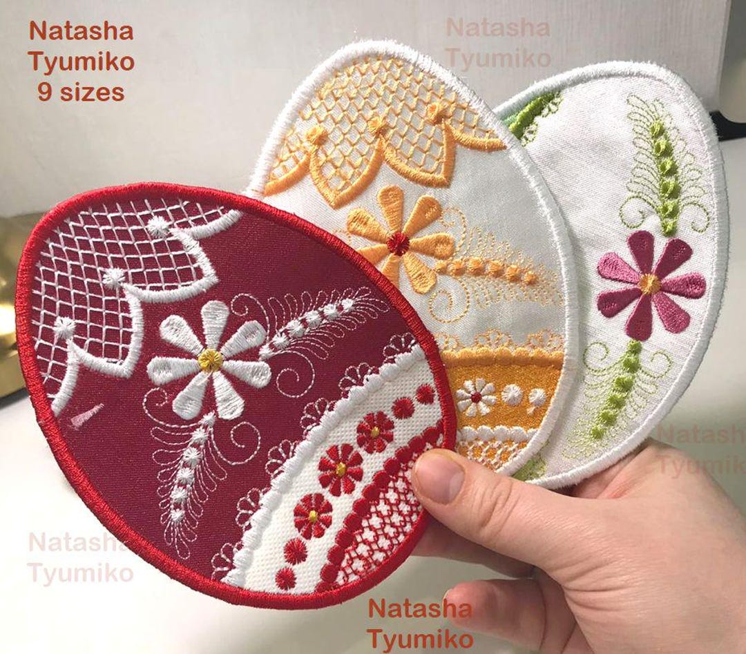 Easter Egg Applique Machine Embroidery Design 002, Eggs Appliques ...