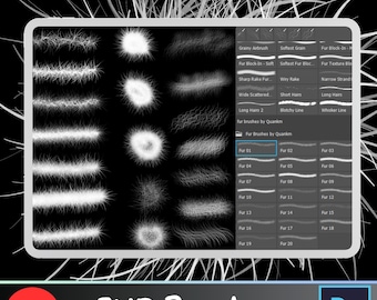 30+ Realistic Fur Texture Photoshop Brushes (Commercial Use)