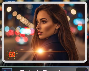 50+ Procreate Bokeh Light Brushes, Bokeh stamps ,Realistic Texture Brushes for Procreate, Cinematic Bokeh & Light Effect Brushes Photoshop