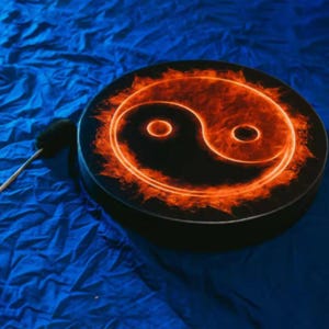 Handmade Shaman Drum with Stick: Spiritual Sound Healing Instrument