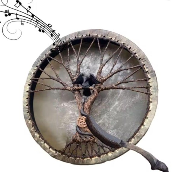 Shaman Drum Handmade Shamanic Drum Percussion Delicate Texture Musical