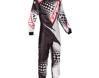 Go Kart, Racing Suit, Sublimation Print, Custom Name & Number