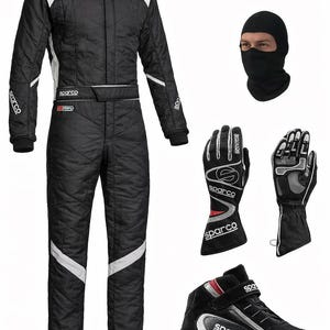 Go Karting Race Suit, Embroidery, Free Balaclava, Shoes, Gloves image 2