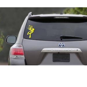 Cancer Awareness Ribbon Butterfly Custom Decal Sticker, Choose Your Color