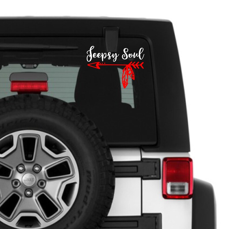 Jeepsy Soul Vinyl Jeep Lovers Decal Jeep Owners Decal or Etsy
