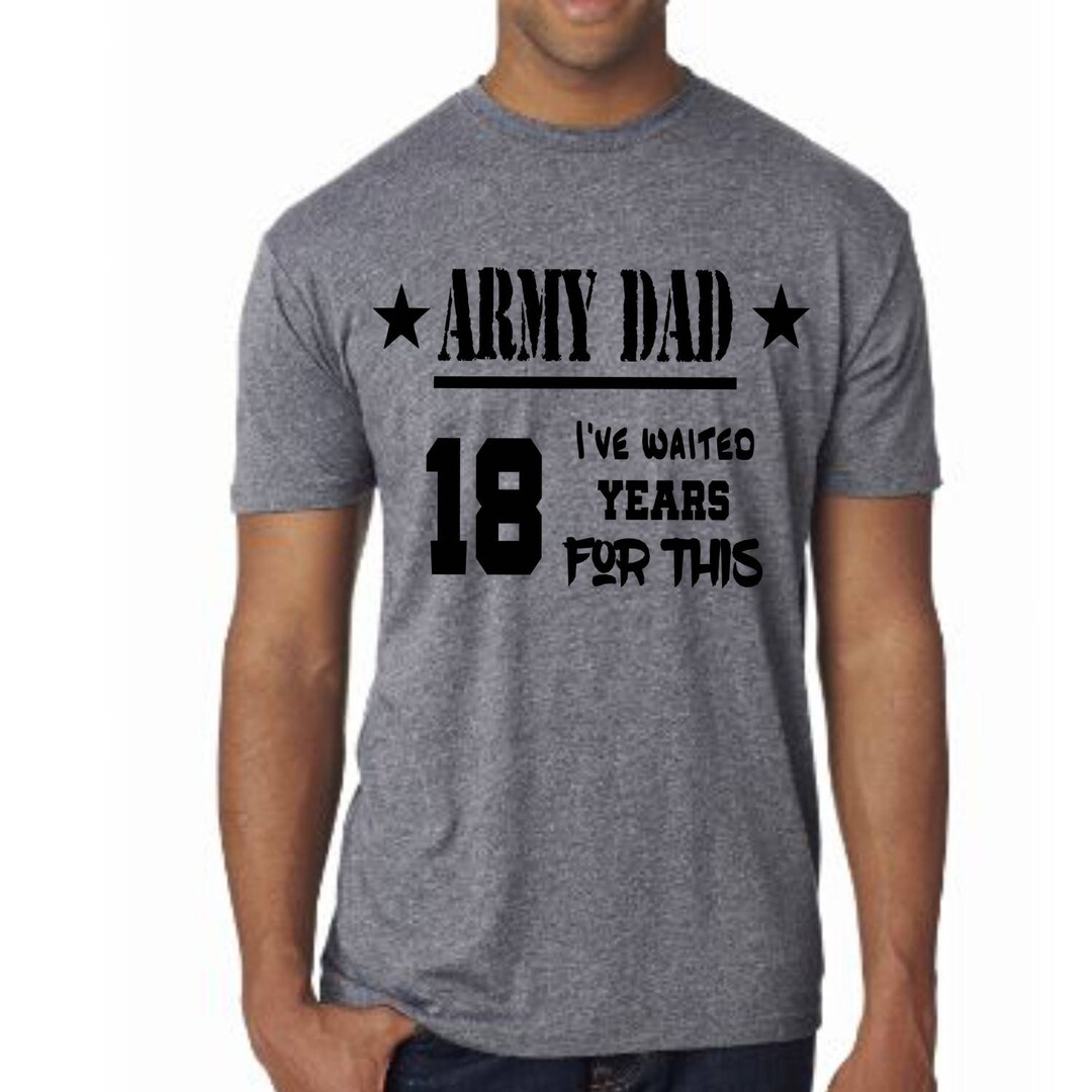 Army Dad Custom Men’s Tshirt - Etsy