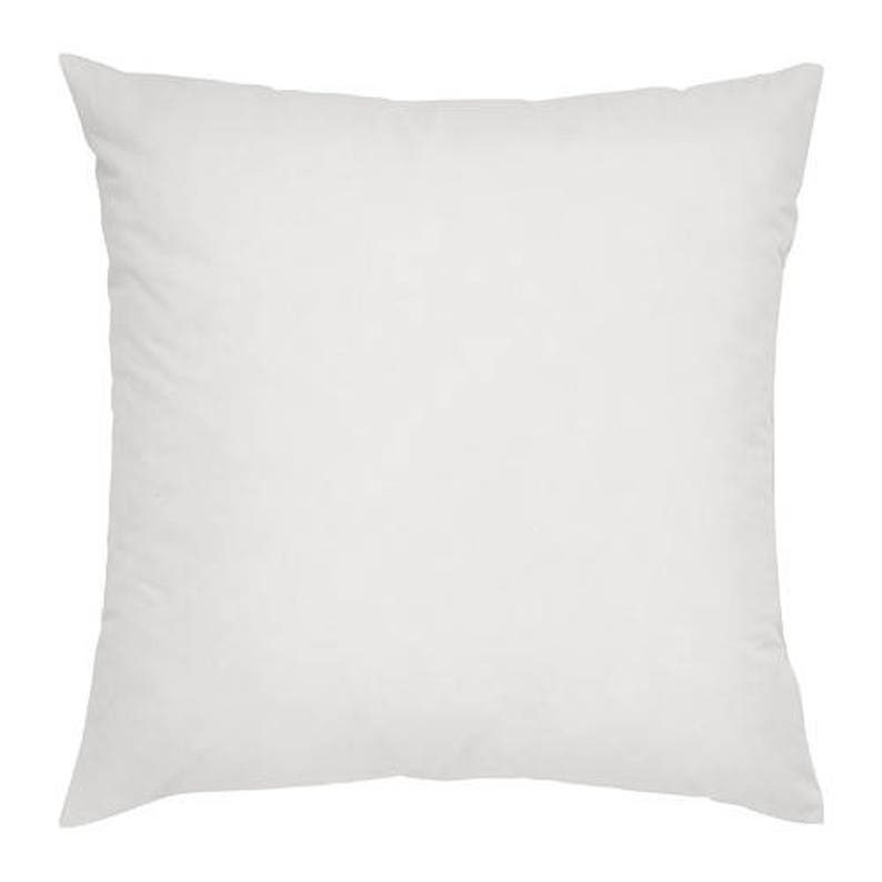 May include: A white square pillow with a soft, smooth texture.
