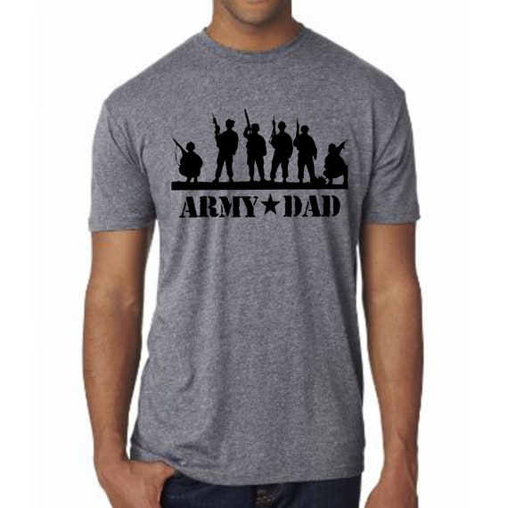 Custom Army Dad T-Shirt: Personalized Military Gift, Ringspun Cotton