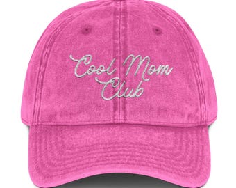 Gorra estilo vintage, gorro de mamá, gorro para mamá primeriza, gorro bonito para mamá, regalo para el día de la madre, regalo para mamá, gorro bordado para mamá, vida de mamá