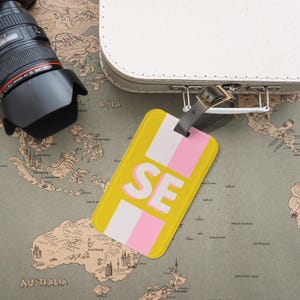 Personalized Gift Custom Luggage Tag Monogram Luggage Tag Custom Luggage Tags Travel Gifts Luggage Accessories Wedding Favor