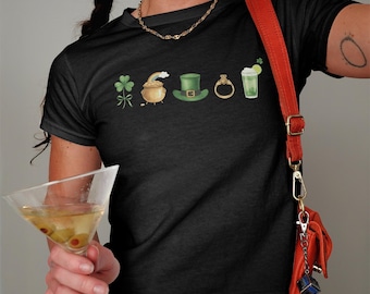 Womens St Patricks Day Baby Tee St Patricks Tee Baby St Patricks Baby Tee St Patricks Day Crop Top Y2k St Patricks Day T-Shirt